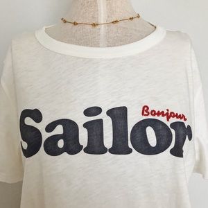 NWT J. Crew ‘Bonjour Sailor’ Tee